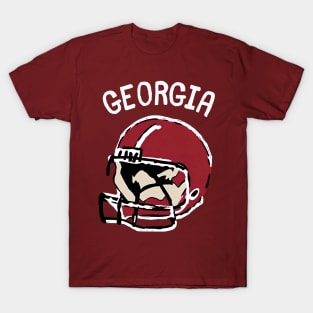 Georgia Football Player American Football Team Summer Camp Game Day T-Shirt